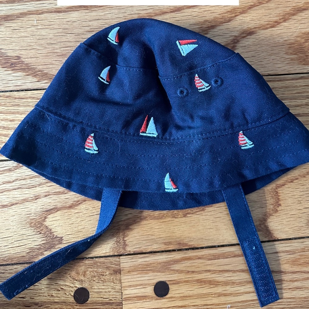 Janie and Jack boys sun hat 0-6m